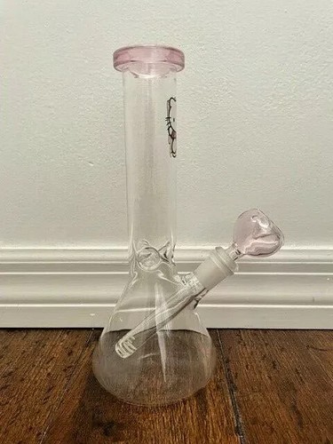 Clear glass hookah water - 10",
